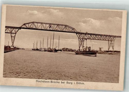 Hochdonn Nord-Ostsee-Kanal mit Hochbrücke Verlag Glückstadt & Münden 83964