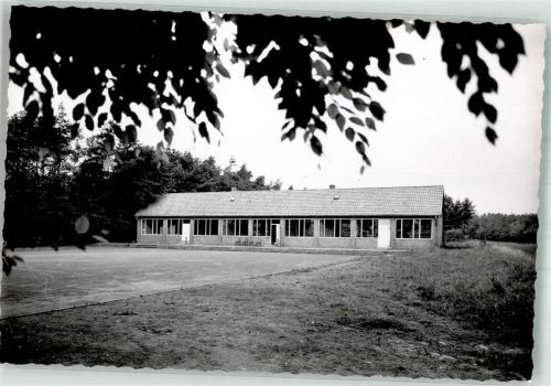 Groß Berkel Landschulheim Foto Original aus Archiv eines Ansichtskartenverlages Ort handschriftlich