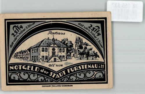 Fürstenau 25 Pfennig Rathaus