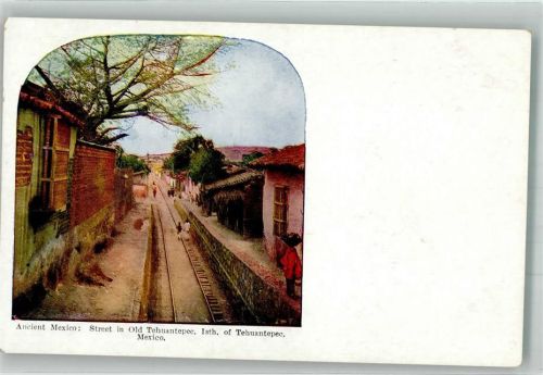 Mexiko City Bahnhof Straße Old Tehunantepec
