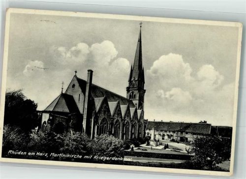 Rhüden Martinikirche m. Kriegerdenkmal