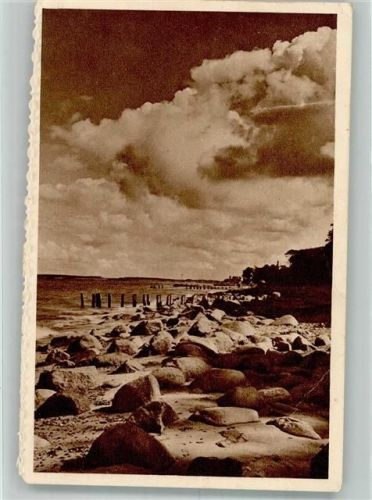 Heiligendamm 1935 Bild 48 Strand mit Findlingen Fotograf Eschenburg Reichswinterhilfe-Lotterie