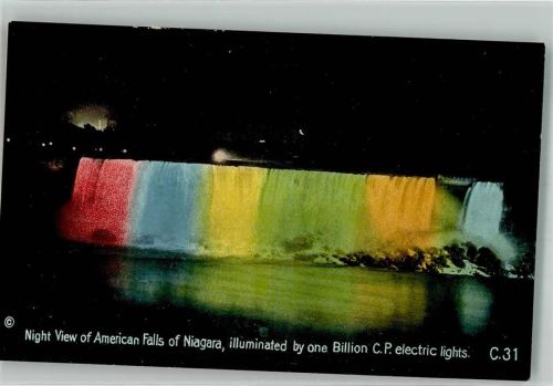 Niagara Falls Niagara Fälle illuminiert Nacht