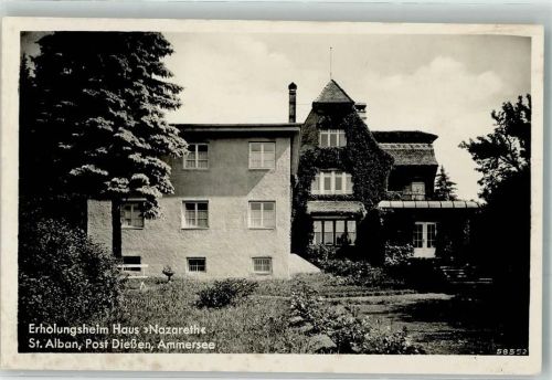 Dießen 1942 Pension Haus Nazareth St. Alban
