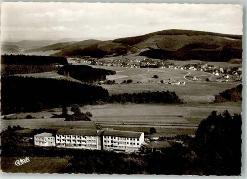 Rahrbach 1967 Fliegeraufnahme Josef Gocklem Familienferienheim Hotel