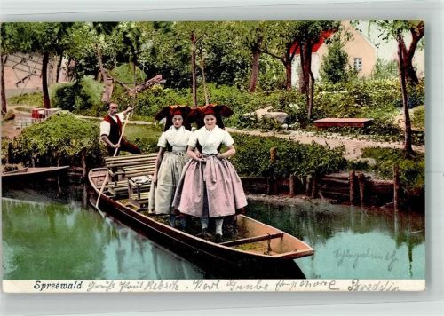 Lübbenau 1904 Tracht Spreewald