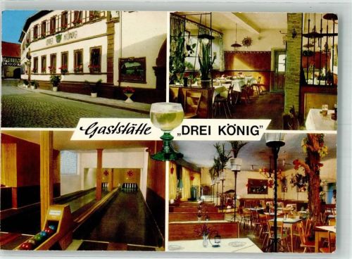 Dirmstein Gasthaus Drei Könige Kegelbahn