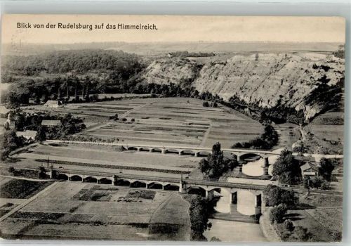 Saaleck Himmlreich mit zwei Saalebrücken Verlag Louis Glaser 21664