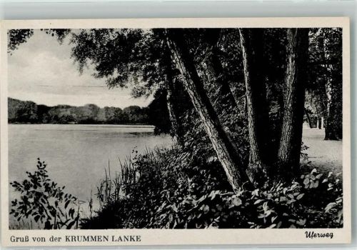 Zehlendorf 1963 Uferweg Krumme Lanke
