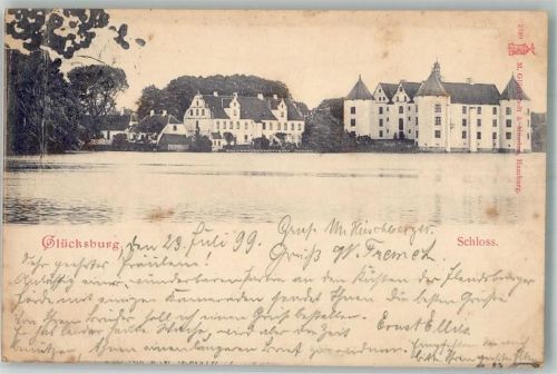 Glücksburg 1899 Schloss