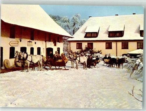 Eigeltingen Hotel Zur Lochmühle Pferdeschlitten