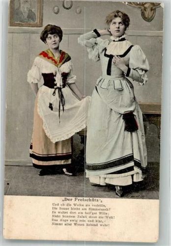 1904 Szene aus der Oper Der Freischütz von Carl Maria von Weber