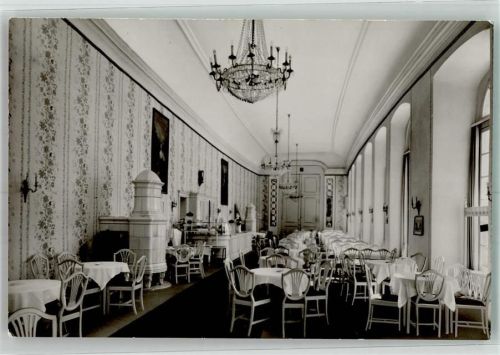 Schwetzingen 1962 Gasthaus Theater Restaurant Schloscafe