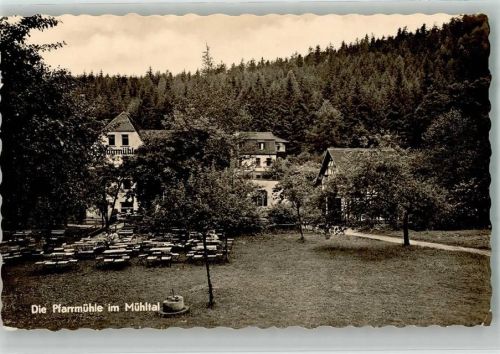 Eisenberg 1960 Mühltal Pfarr- Mühle Gasthaus
