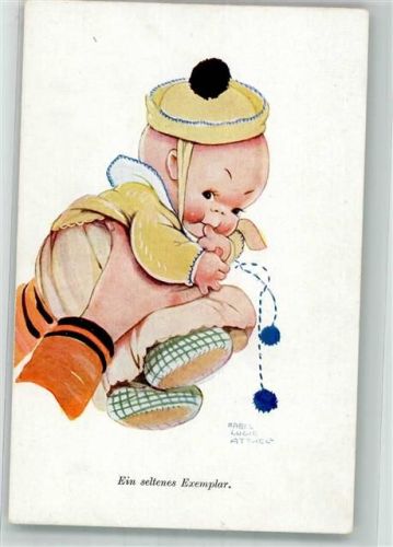1921 Baby mit Seemannsmütze Primus-Postkarte Verlag Wohlgemuth & Lissner No. 2540