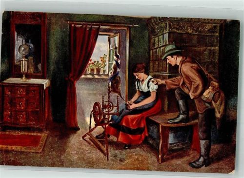 sign. Funk E. Eifersucht Frau Tracht A.R. u. C.i.B. No. 498 IV VIII. 17