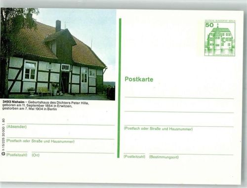 Nieheim Geburtshaus des Dichters Peter Hille