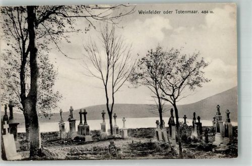Schalkenmehren 1916 Friedhof am Totenmaar Feldpost WK I Neuwied