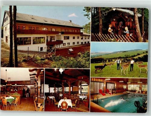 Osterburken Hotel Gasthaus Märchenwald Wildfütterung Schwimmbad