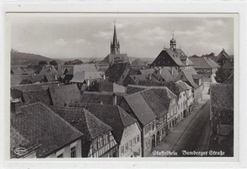 Staffelstein. Bamberger Straße. Ungelaufen. Gute Erhaltung.