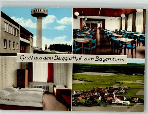 Zimmerau Panorama des Ortes Berggasthaus Zum Bayernturm Fotograf Hemmerich