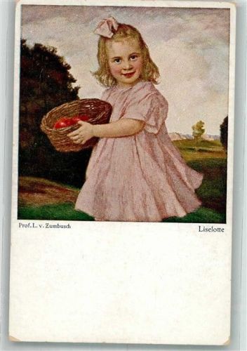 Das Mädchen Liselotte Primus-Postkarte Verlag Wohlgemuth & Lissner No. 5121