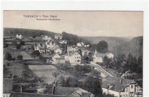 Tambach-Dietharz Tambach i. Thür. Waldstraße Kurhaus gelaufen. Top Erhaltung.