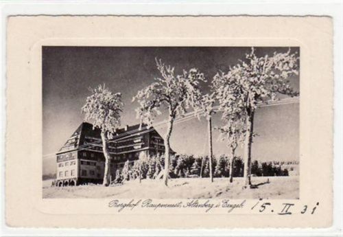 Altenberg Altenberg mit Blick auf den Berghof Raupennest. ungelaufen handschriftliches Datum von 1931 kleiner Knick oben rechts, sonst gut erhalten.