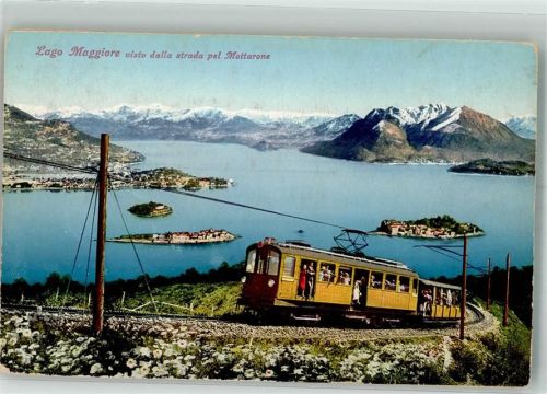 Stresa Bergbahn Strada pel Mottarone Lago Maggiore