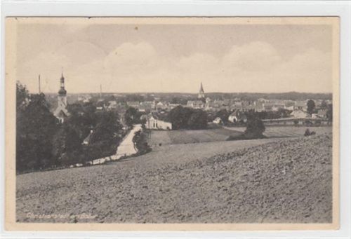 Christianstadt am Bober / Krzystkowice - Kreis Sorau / Zary. gelaufen 1942. Leichter Stempeldurchdruck. Vorderseite leicht stockfleckig, sonst gut erhalten