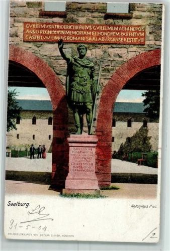 Saalburg 1904 Porta decumana Antonius Pius