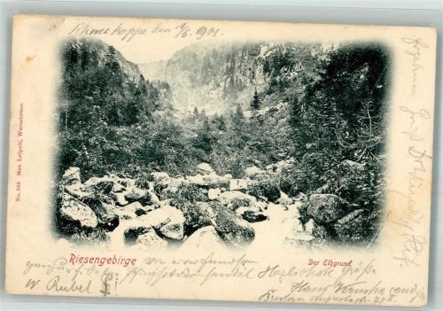 Schneekoppe 1901 Elbgrund Riesengebirge