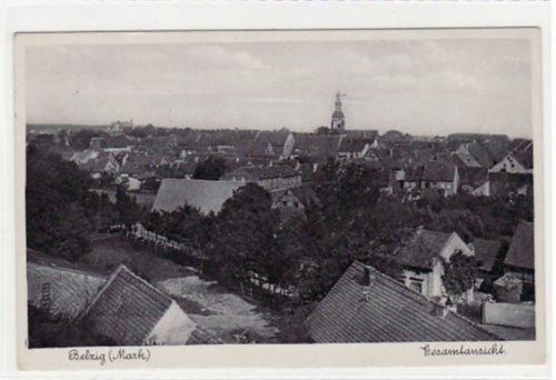 Belzig Belzig i.d. Mark. Abgebildet ist die Gesamtansicht. Postalisch befördert mit Marke 1935. Top Erhaltung.