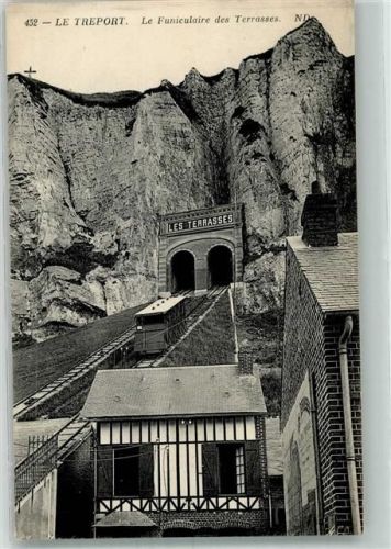 Le Treport 1913 Bergbahn