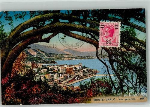 Monte Carlo 1926 Briefmarke Bildseite