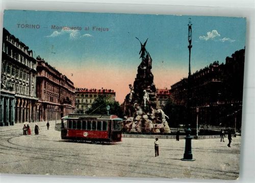 Torino 124 Denkmal Monumento al Frejus Straßenbahn