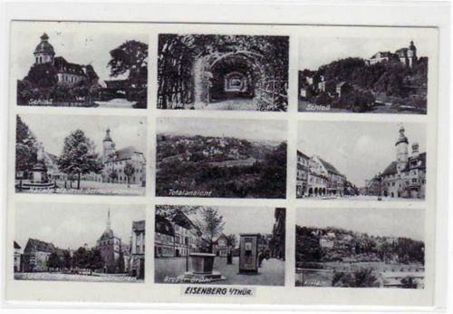 Eisenberg Eisenberg i. Thür. mit verschiedenen Abbildungen gelaufen von 1938. Gute Erhaltung.
