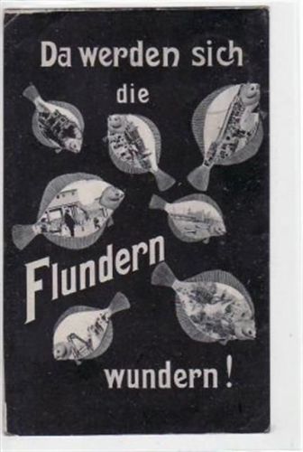 Seebad Ahlbeck mit Fische und Strandansichten gelaufen 1906 kleiner Knick oben links. Leichter Stempeldurchdruck, sonst gut erhalten.