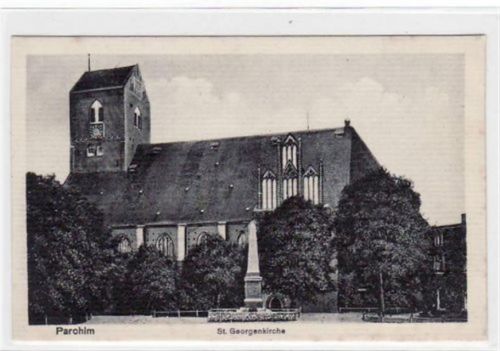 Parchim i. Meckl. mit St. Georgenkirche ungelaufen Top Erhaltung.