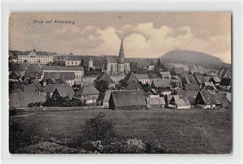 Altenberg Altenberg. Blick auf die Kirche und Umgebung ungelaufen leichte Abschürfungen, sonst gut erhalten