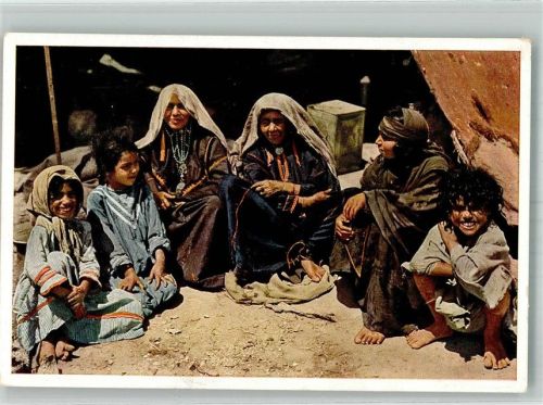 Jericho Tracht Beduinenfrauen und Kinder