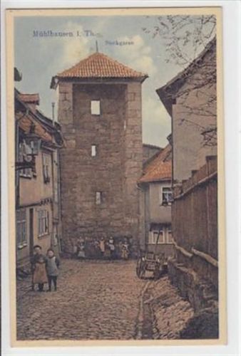 Mühlhausen Mühlhausen in Thüringen. Sackgasse mit Personen ungelaufen Leicht stockfleckig, sonst gut erhalten