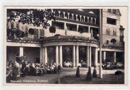 Glücksburg Glücksburg mit Kurhotel ungelaufen Gute Erhaltung.