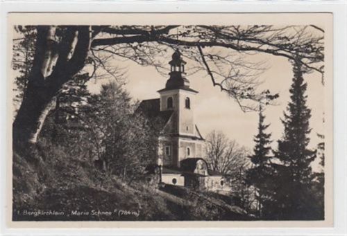 Bergkirchlein Maria Schnee - Kreis Habelschwerdt / Bystrzyca Klodzka gelaufen. Marke entfernt, sonst gut erhalten