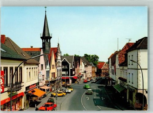 Burgsteinfurt Markt Rathaus Auto Geschäfte Straße
