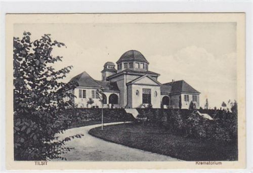 Krematorium in Tilsit / Sowetsk. 1917 Feldpost Gute Erhaltung.