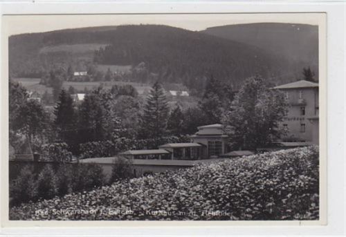 Bad Schwarzbach Bad Schwarzbach - Czerniawa-Zdrój / Kreis Lauban - Luban im Isergebirge. Kurhaus Heufuder ungelaufen Sehr gut erhalten.
