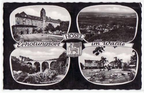 Hösel mit 4 Abbildungen gelaufen, mit Marke und Stempel von 1965 kleiner Knick oben rechts, sonst gut erhalten