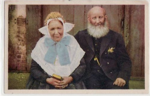 Westfäl. Tracht und Art, Altes Paar ungelaufen Gute Erhaltung.