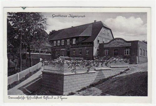 Sohland mit Gasthaus Jägersruh gelaufen, Marke entfernt. Gute Erhaltung.